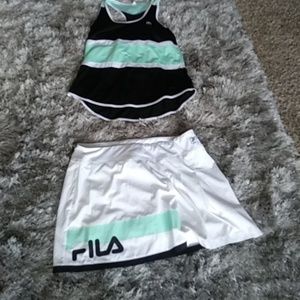 Fila tennis skirt set